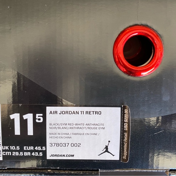 Nike Air Jordan 11 72-10 with matching shirt - Picture 6 of 13